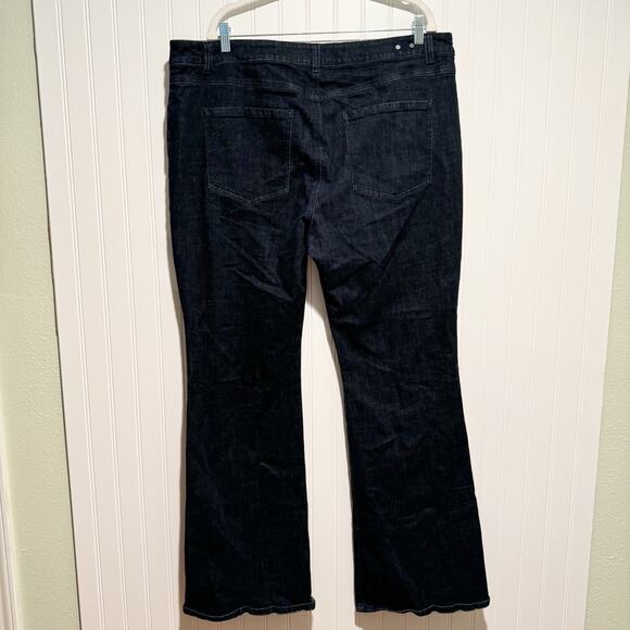 Cabi Trouser Jeans Bootcut Dark Wash High Waisted Plus Size 20 - Picture 4 of 5